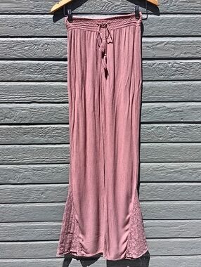 Mudd Dusty Rose Highwaisted Bell Bottoms